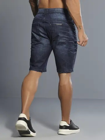 Bermuda Masculina Casual e Sofisticada com Acabamento Destroyed Pit Bull Jeans