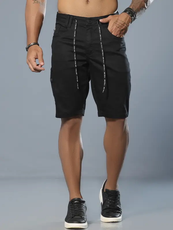 Bermuda Masculina Cargo Estilosa e Versátil com Amarração Pit Bull Jeans