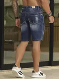 Bermuda Masculina Estilosa e Confortável com Detalhes Puídos Pit Bull Jeans