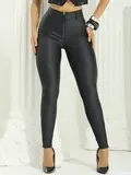 Calça Legging Preta Sofisticada e Casual com Modelagem Ajustada Pit Bull Jeans