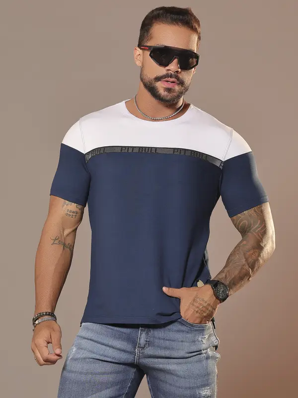 Camiseta Gola O Sofisticada e Casual com Acabamento Premium Pit Bull Jeans