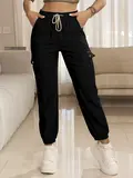 CALÇA JOGGER FEMININA VERSÁTIL E ESTILOSA EMPÓRIO PIT BULL CONFORTÁVEL