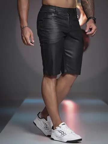 BERMUDA MASCULINA ACETINADA PIT BULL JEANS REFINADA E SOFISTICADA
