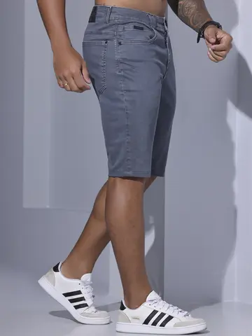 BERMUDA MASCULINA CASUAL PIT BULL JEANS GRAFITE MODERNA E VERSÁTIL