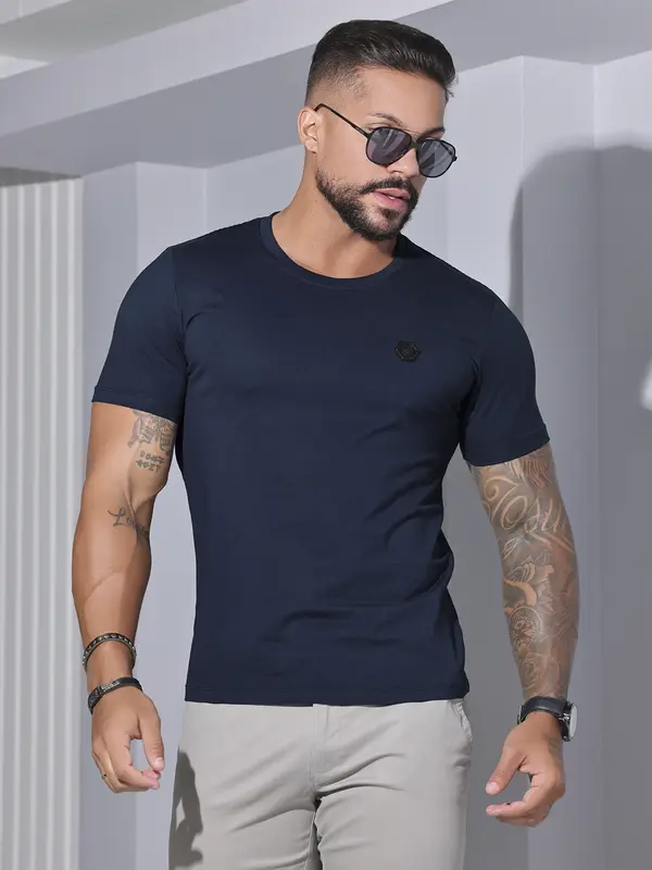 Camiseta Masculina Gola O Pit Bull Jeans Premum Casual e Versátil