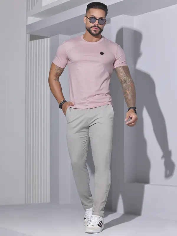 Camiseta Masculina Gola O Pit Bull Jeans Premum Casual e Versátil