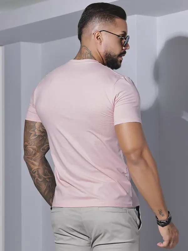 Camiseta Masculina Gola O Pit Bull Jeans Premum Casual e Versátil