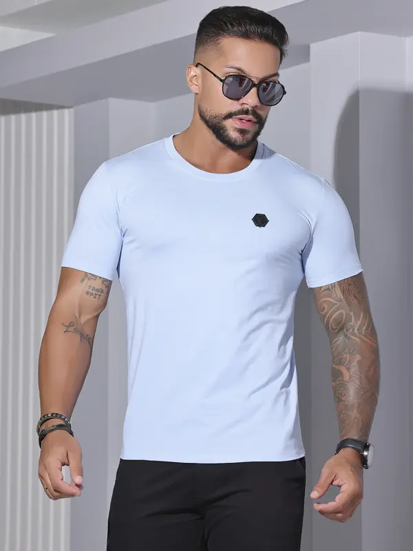 Camiseta Masculina Gola O Pit Bull Jeans Premum Casual e Versátil