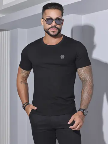 Camiseta Masculina Gola O Pit Bull Jeans Premum Casual e Versátil