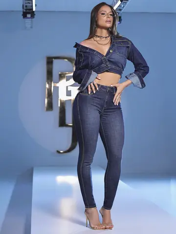 Calça Skinny Pit Bull Jeans Luxo Moderna e Estilosa