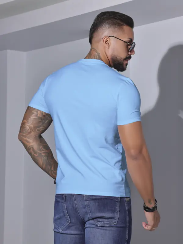 Camiseta Masculina com Logomania Pit Bull Jeans Casual e Estilosa