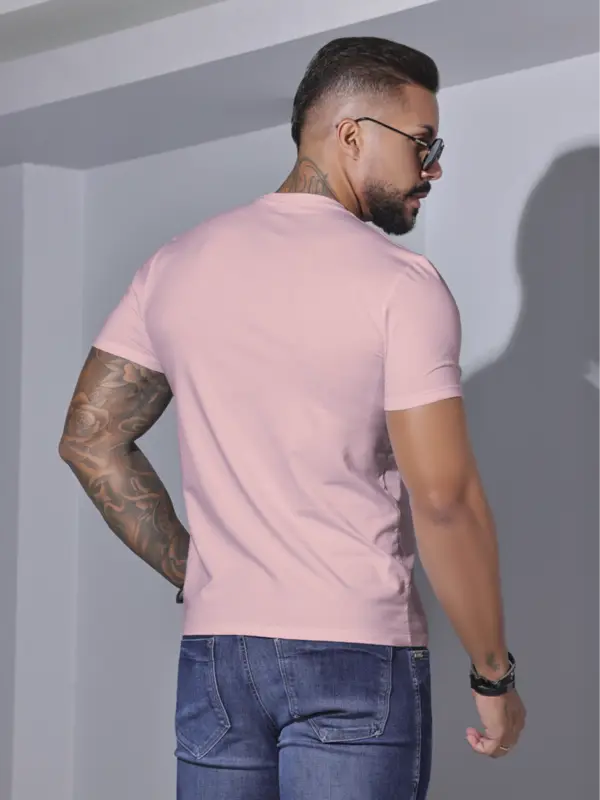 Camiseta Masculina com Logomania Pit Bull Jeans Casual e Estilosa