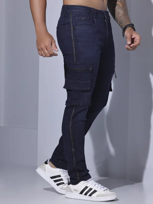 Calça Cargo Masculina Pit Bull Jeans Estilo Único com Detalhes em