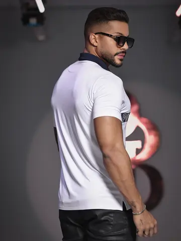 POLO MASCULINA PIT BULL JEANS COM CONFORTO E ESTILO VERSÁTIL