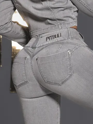 Calça Feminina Pit Bull Jeans Conceito Glamour com Pedrarias Brilhantes