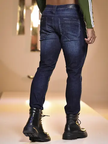 CALÇA MASCULINA PIT BULL JEANS DENIM MODERNO E ATUAL COM ESTILO
