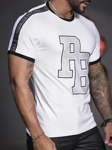 Camiseta Masculina Estilosa Pit Bull Jeans Estampada e Personalizada
