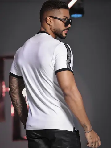 Camiseta Masculina Estilosa Pit Bull Jeans Estampada e Personalizada