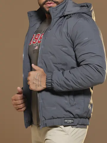 Jaqueta Puffer Masculina Pit Bull Jeans Luxo Estilosa e Confortável