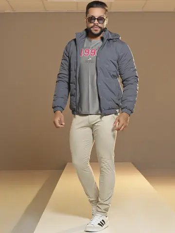 Jaqueta Puffer Masculina Pit Bull Jeans Luxo Estilosa e Confortável