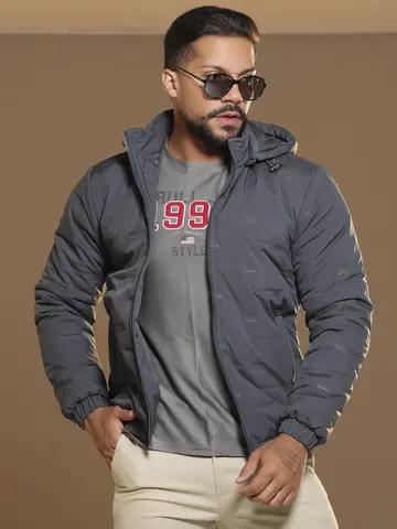 Jaqueta Puffer Masculina Pit Bull Jeans Luxo Estilosa e Confortável
