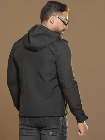 Jaqueta Masculina Estilosa com Capuz Pit Bull Jeans Luxo