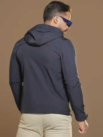Jaqueta Masculina Estilosa com Capuz Pit Bull Jeans Luxo