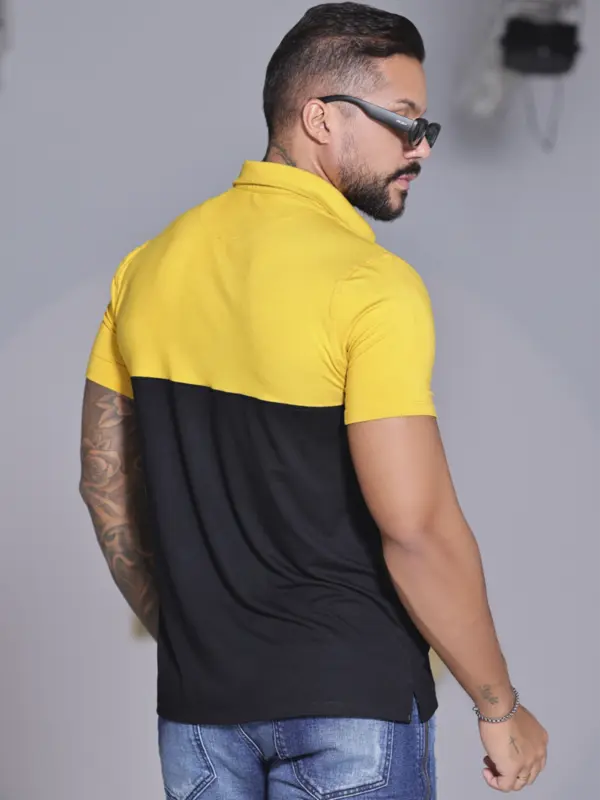 Polo Masculina Slim com Estampa Pit Bull Jeans