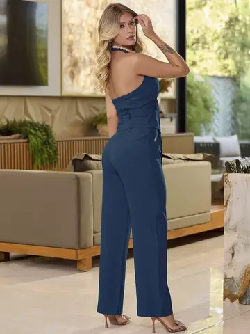 CONJUNTO CALÇA E BLUSA EMPÓRIO PIT BULL COM CAIMENTO LEVE E ELEGANTE