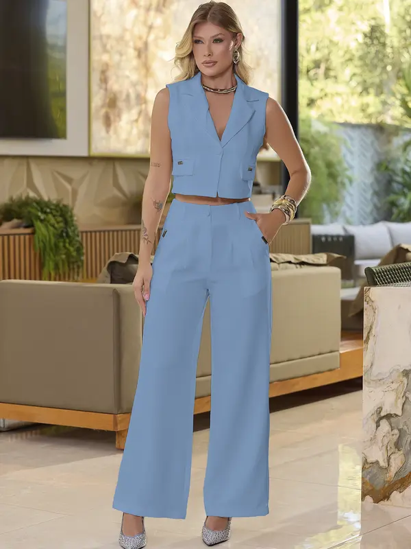 CONJUNTO CALÇA E COLETE SOFISTICADO EMPÓRIO PIT BULL