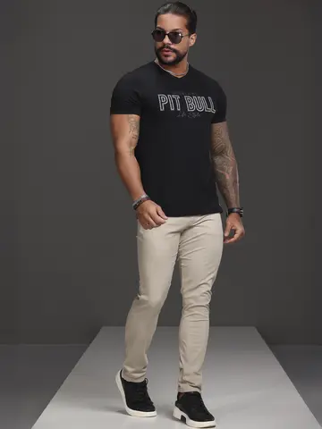 CALÇA MASCULINA PIT BULL JEANS PREMIUM MODERNA E CONFORTÁVEL