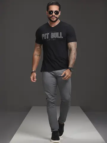 CALÇA MASCULINA PIT BULL JEANS PREMIUM MODERNA E CONFORTÁVEL