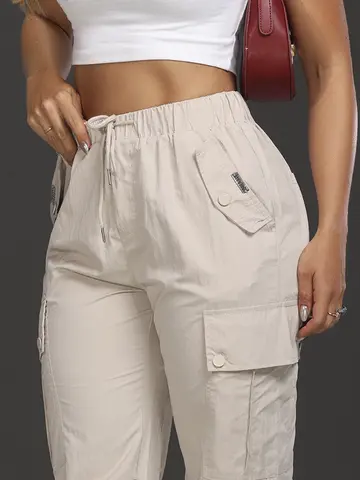 Calça Parachutes Empório Pit Bull Estilo Urbano e Moderno com Cordão