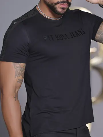 Camiseta Gola O Pit Bull Jeans Luxo Leve e Estilosa com Elástico Personalizado