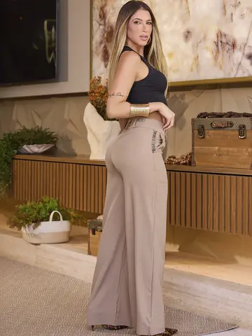 Calça Alfaiataria Empório Pit Bull Refinada e Versátil com Bolsos