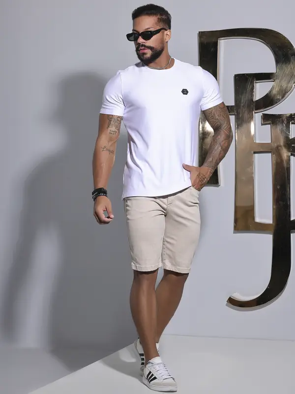 BERMUDA MASCULINA PIT BULL JEANS CASUAL E CONFORTÁVEL