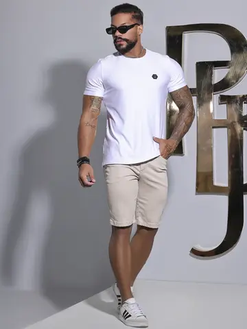 BERMUDA MASCULINA PIT BULL JEANS CASUAL E CONFORTÁVEL