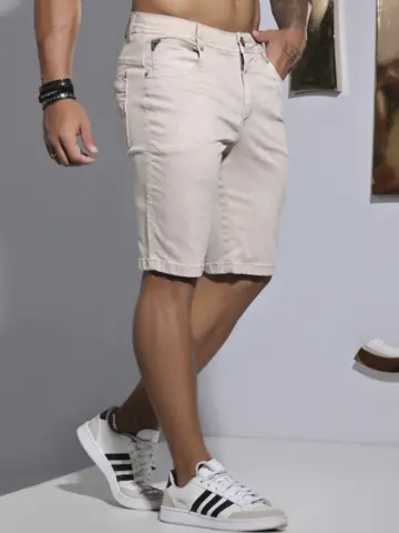 BERMUDA MASCULINA PIT BULL JEANS CASUAL E CONFORTÁVEL