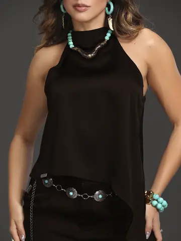 Conjunto Calça e Blusa Elegante com Caimento Sofisticado Empório Pit Bull