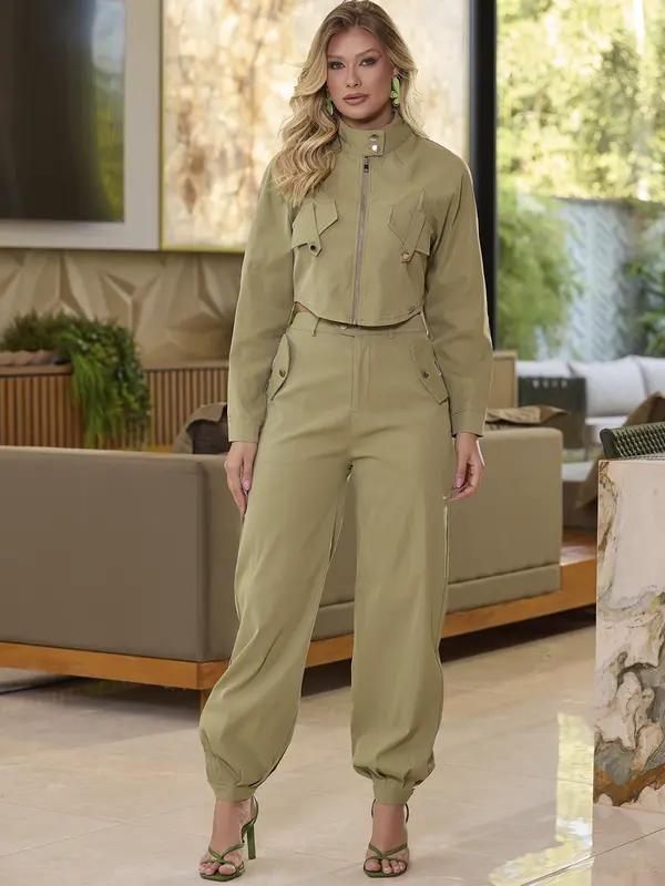 Conjunto Calça e Camisa Empório Pit Bull com Caimento Elegante e Versátil