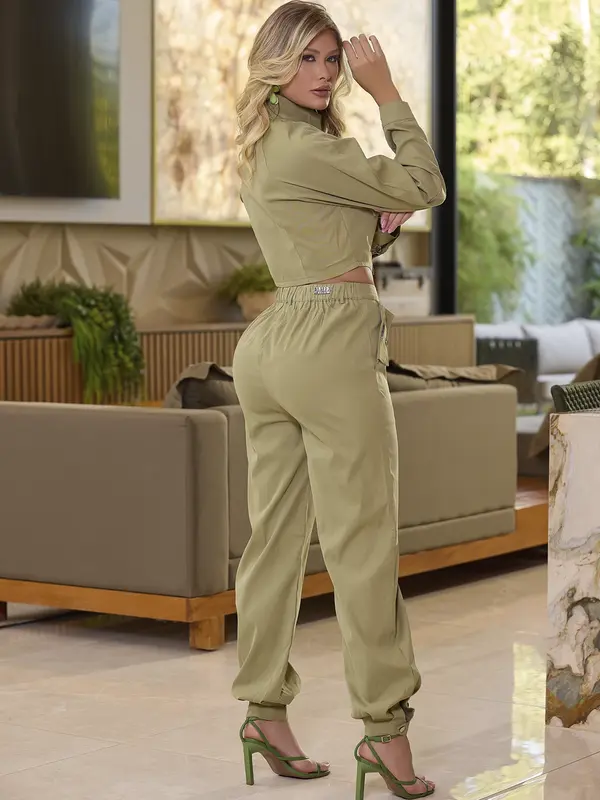 Conjunto Calça e Camisa Empório Pit Bull com Caimento Elegante e Versátil