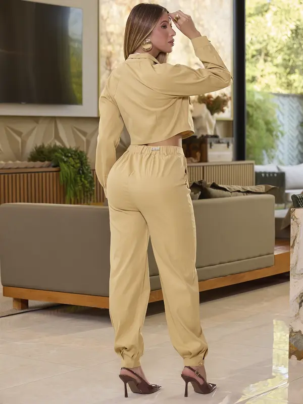 Conjunto Calça e Camisa Empório Pit Bull com Caimento Elegante e Versátil