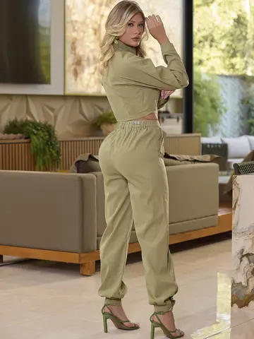 Conjunto Calça e Camisa Empório Pit Bull com Caimento Elegante e Versátil