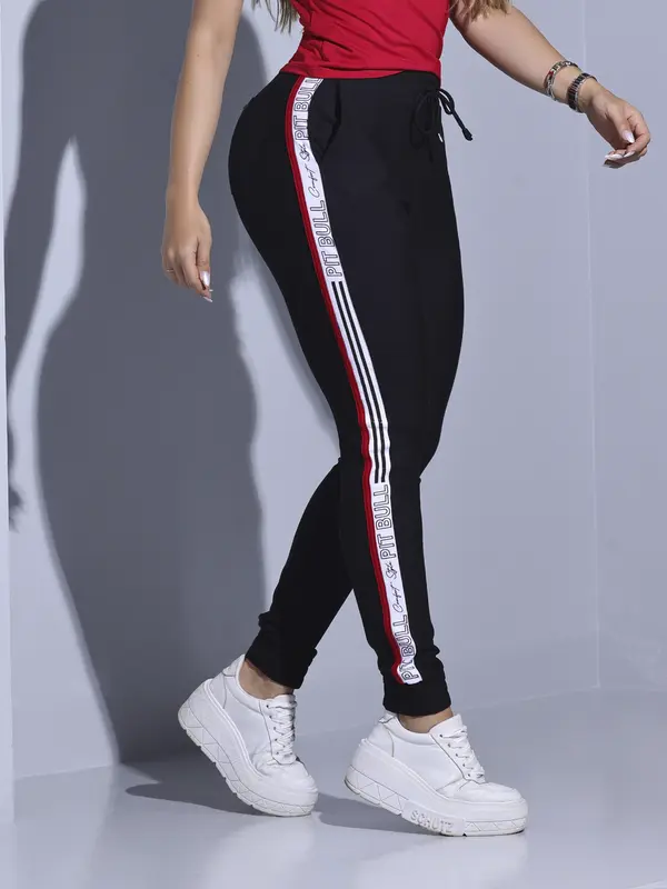 Calça Jogger Pit Bull Jeans Confortável com Estamparia Lateral