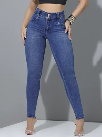 Calça Skinny Pit Bull Jeans Confortável com Modelagem Empina Bumbum