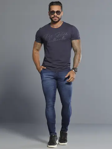 Calça Masculina Pit Bull Jeans Moderna e Estilosa com Elástico no Cós