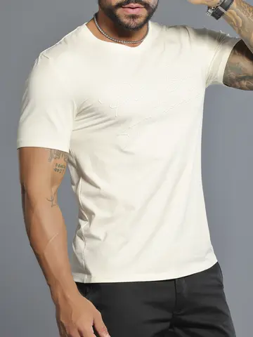 Camiseta Gola O Autêntica e Casual com Logomania Pit Bull Jeans