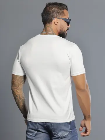 Camiseta Gola O Autêntica e Casual com Logomania Pit Bull Jeans