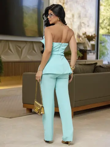Conjunto Calça e Blusa Sofisticada e Delicada Empório Pit Bull