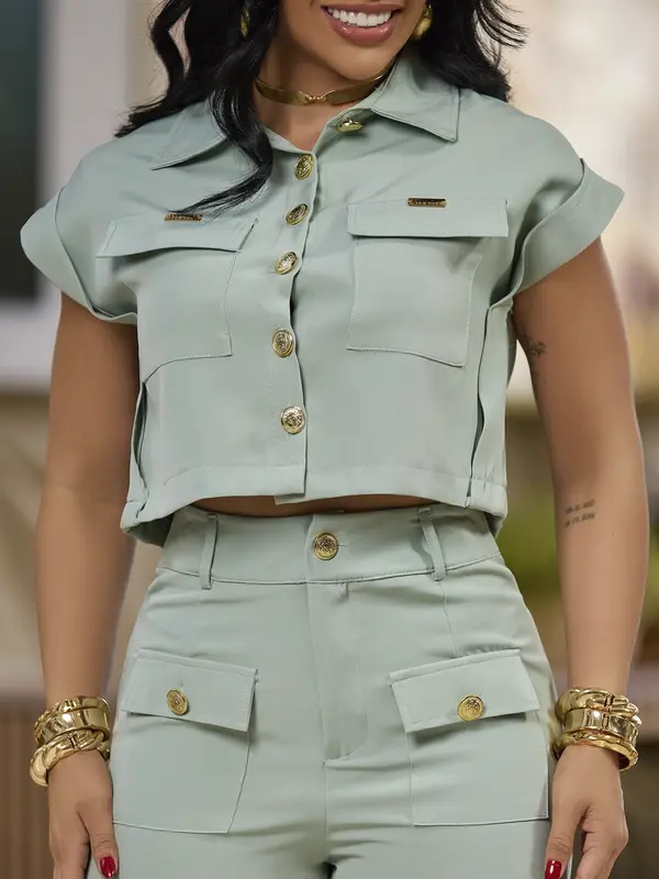 Conjunto Short e Camisa Empório Pit Bull Elegante e Sofisticado